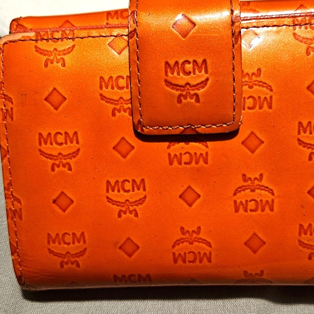 Authentic MCM compact wallet.